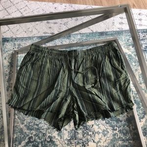 Linen Tie Waist Shorts